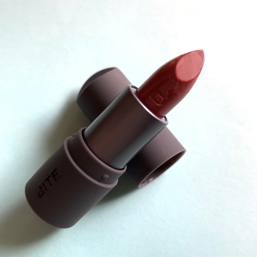 5/$25!🌟 BITE BEAUTY Amuse Bouche Lipstick in Chai - Picture 6 of 7